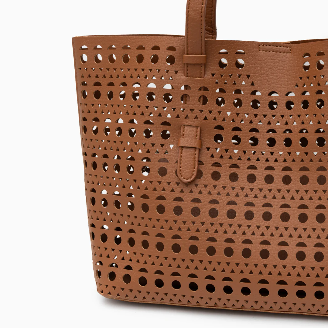 Ayla Openwork Tote Bag