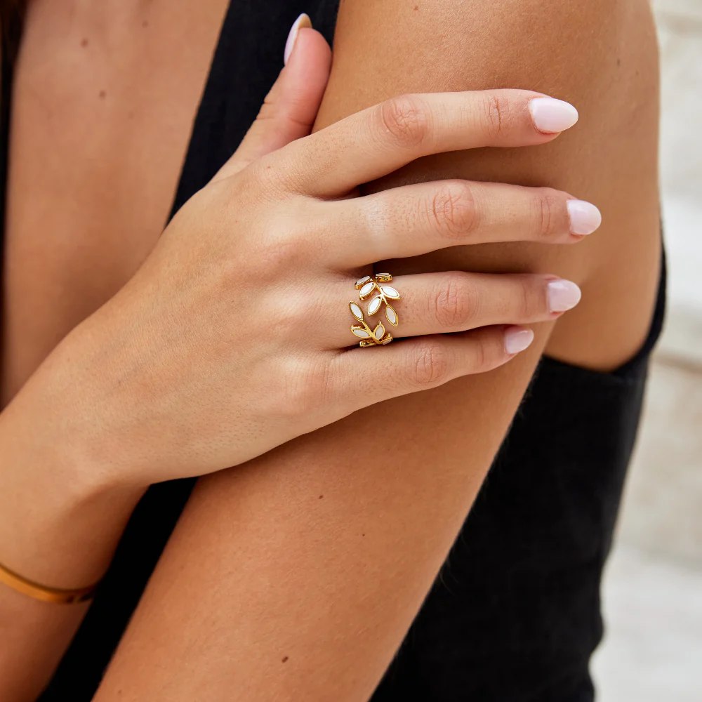 Gold Leaf Ring
