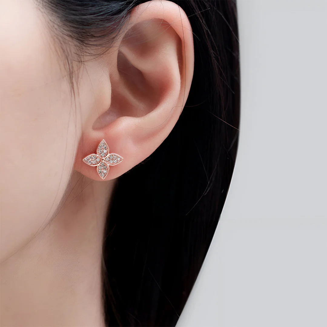 Lyra Bloom Frost Earrings