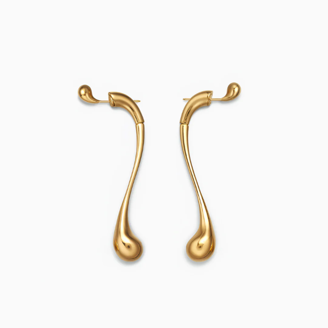 Camille Elongated Drop Earrings