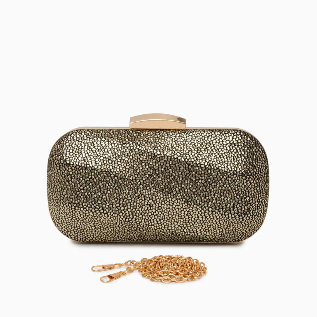 Aurum Crush Clutch Bag