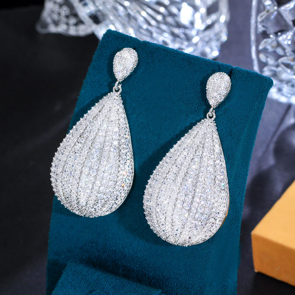 Amira Frost Drop Earrings