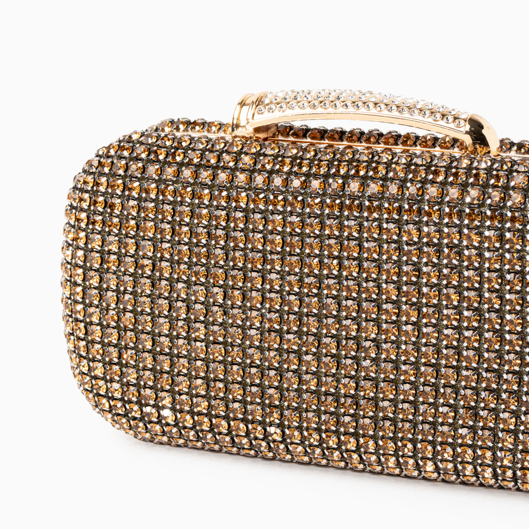Sara Diamond Encrusted Clutch Bag