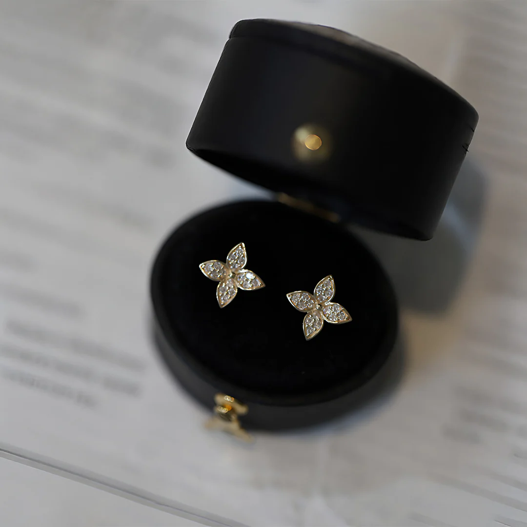 Lyra Bloom Frost Earrings