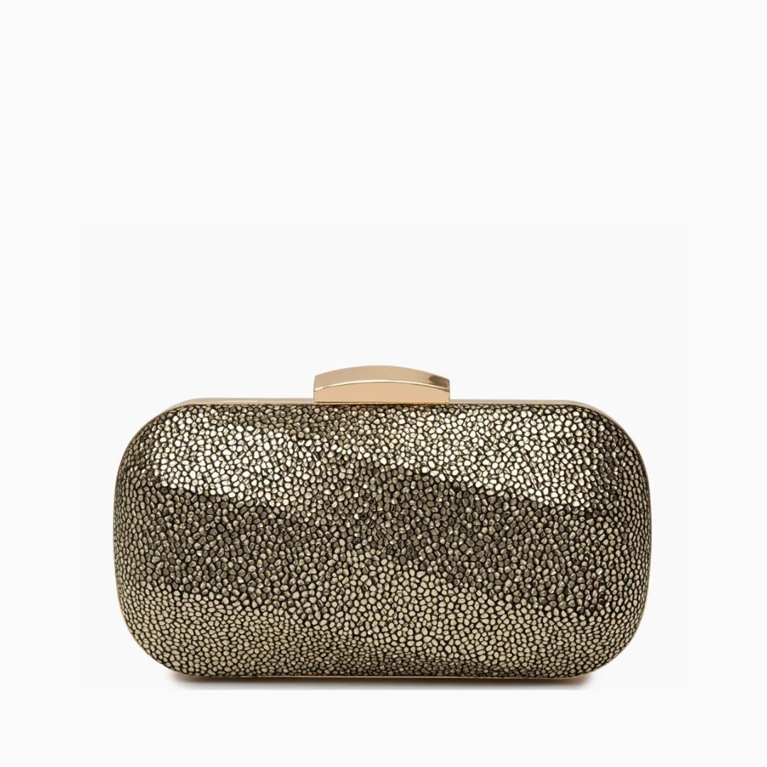 Aurum Crush Clutch Bag