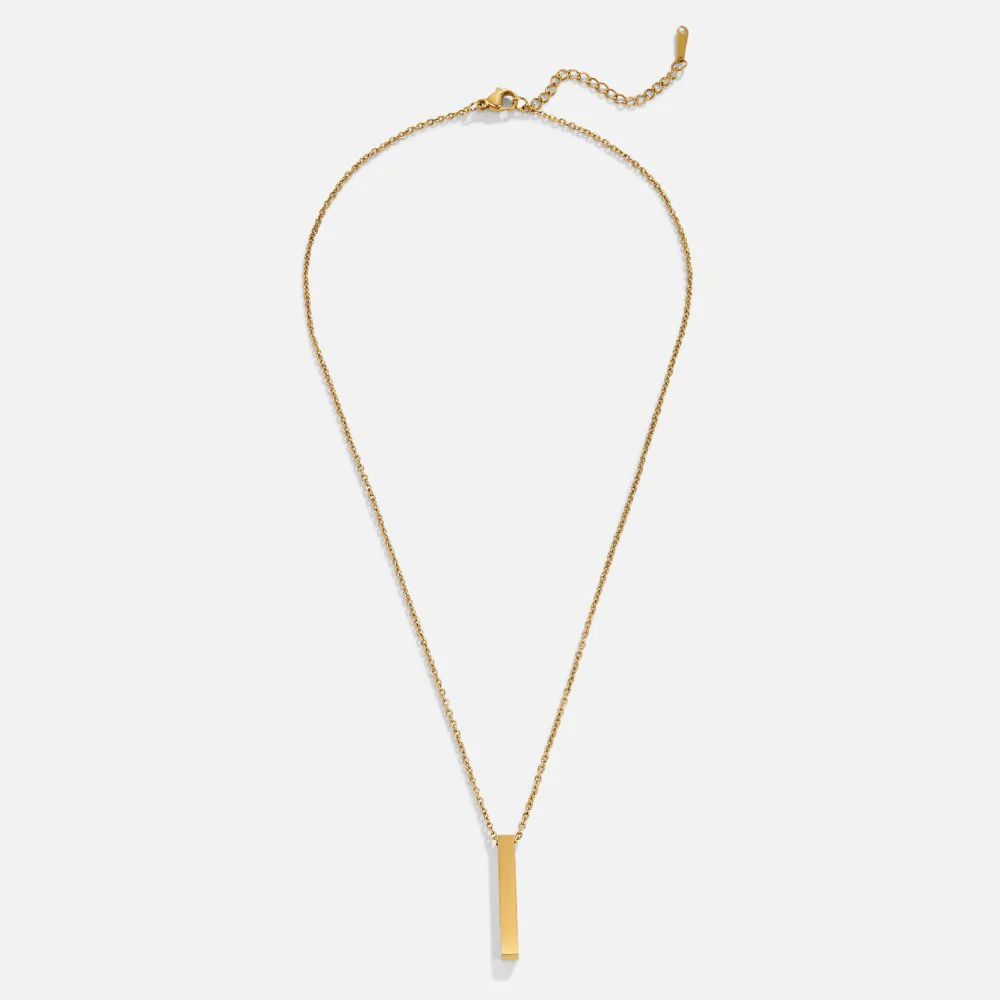 Lala Gold Bar Necklace