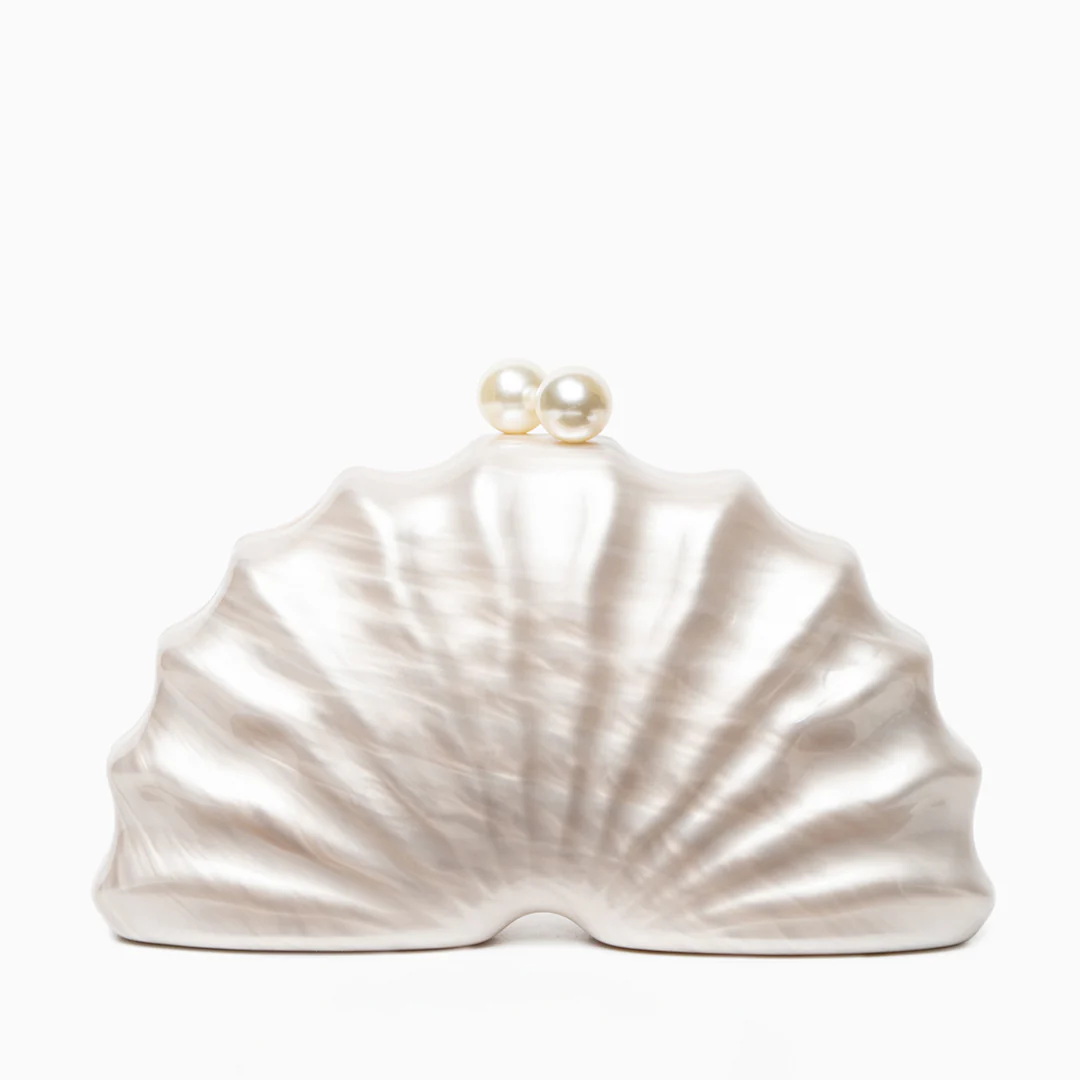 Chloe Shell Clutch Bag