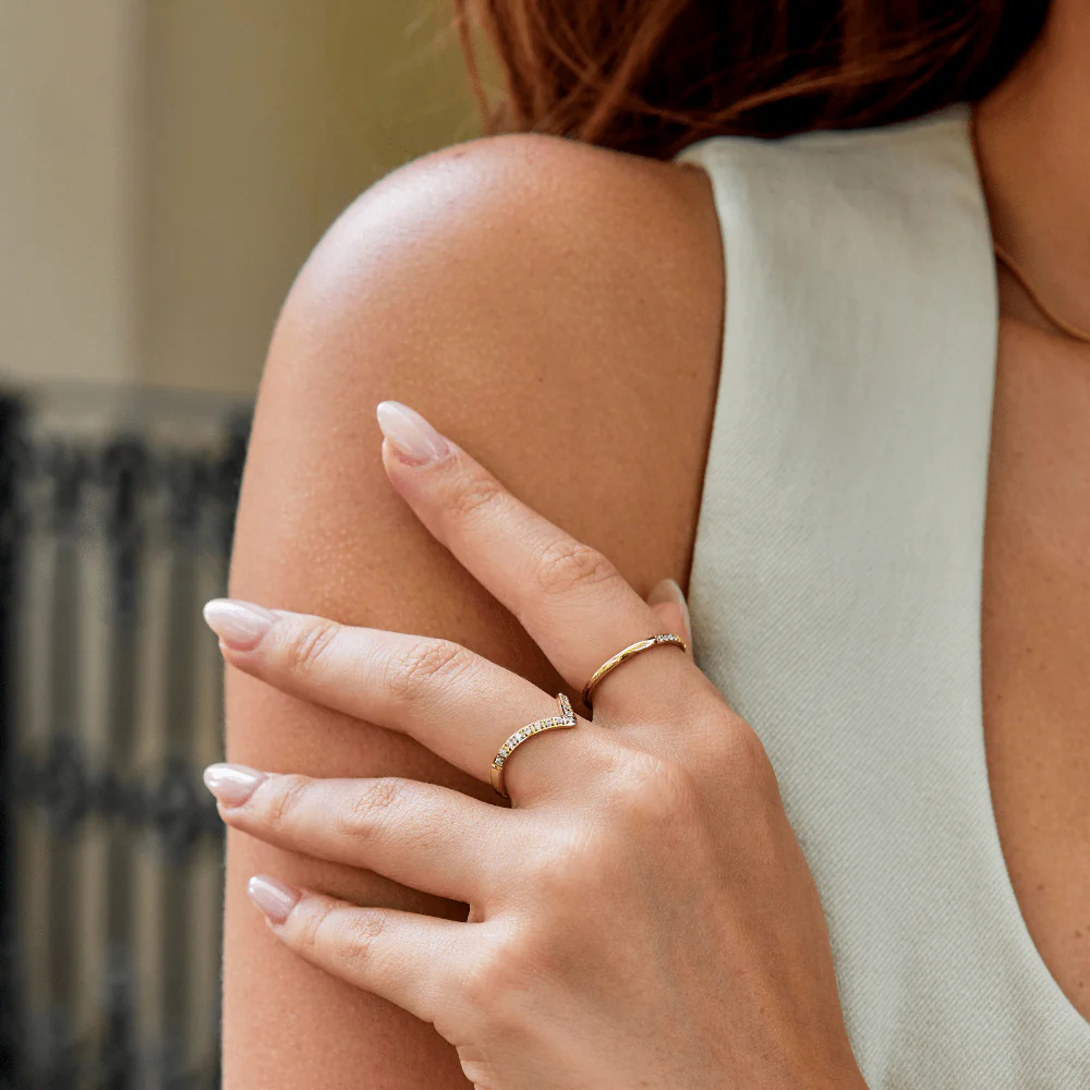 Eternity Crown Crystal Ring