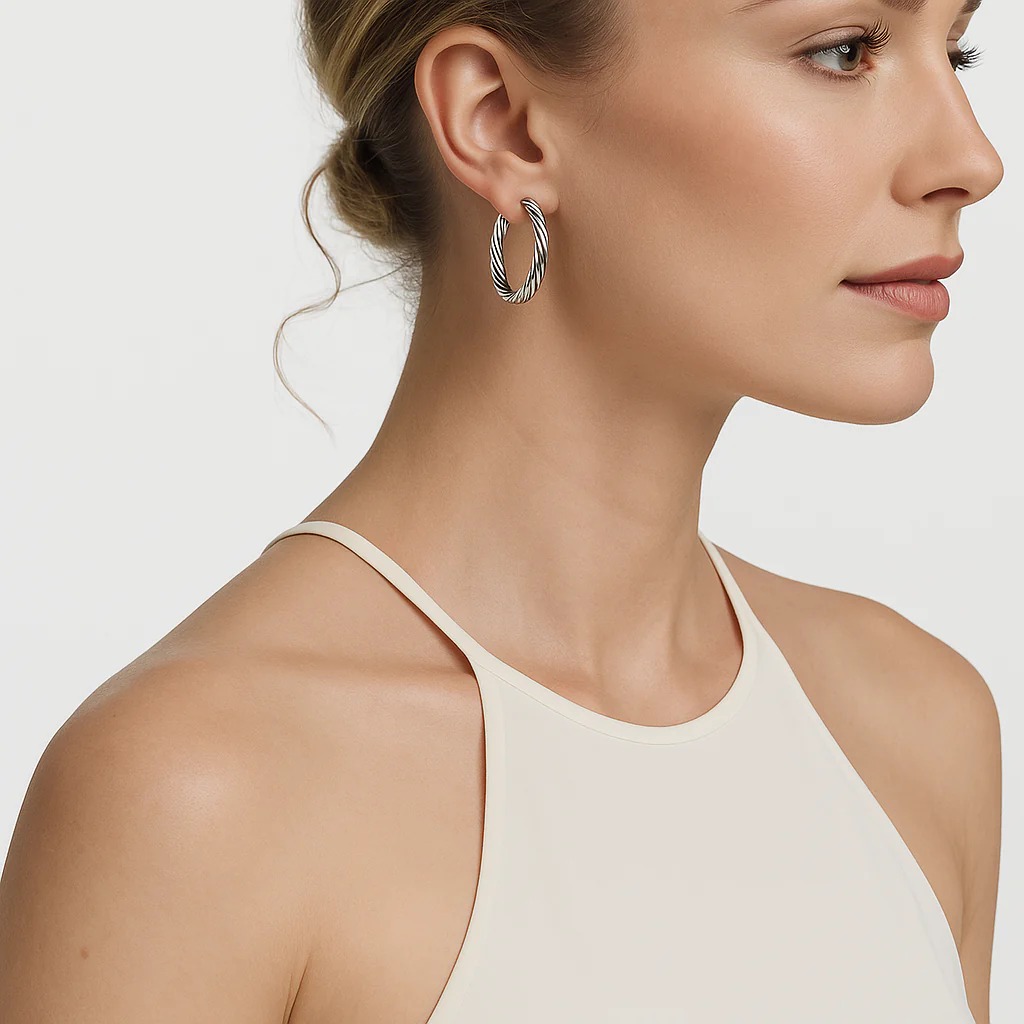 Helix Twist Hoops
