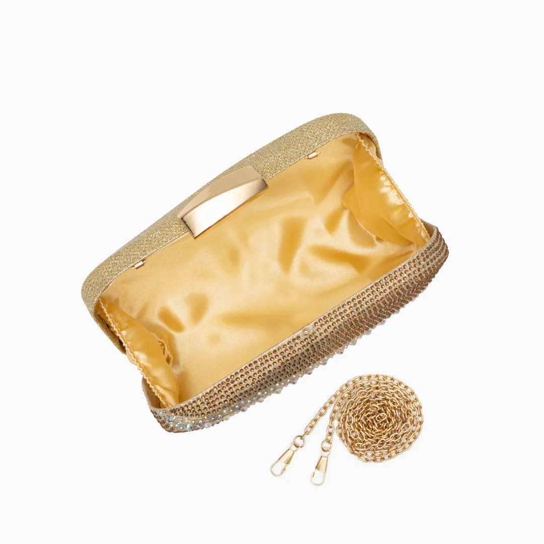 Emerald Glitz Clutch Bag