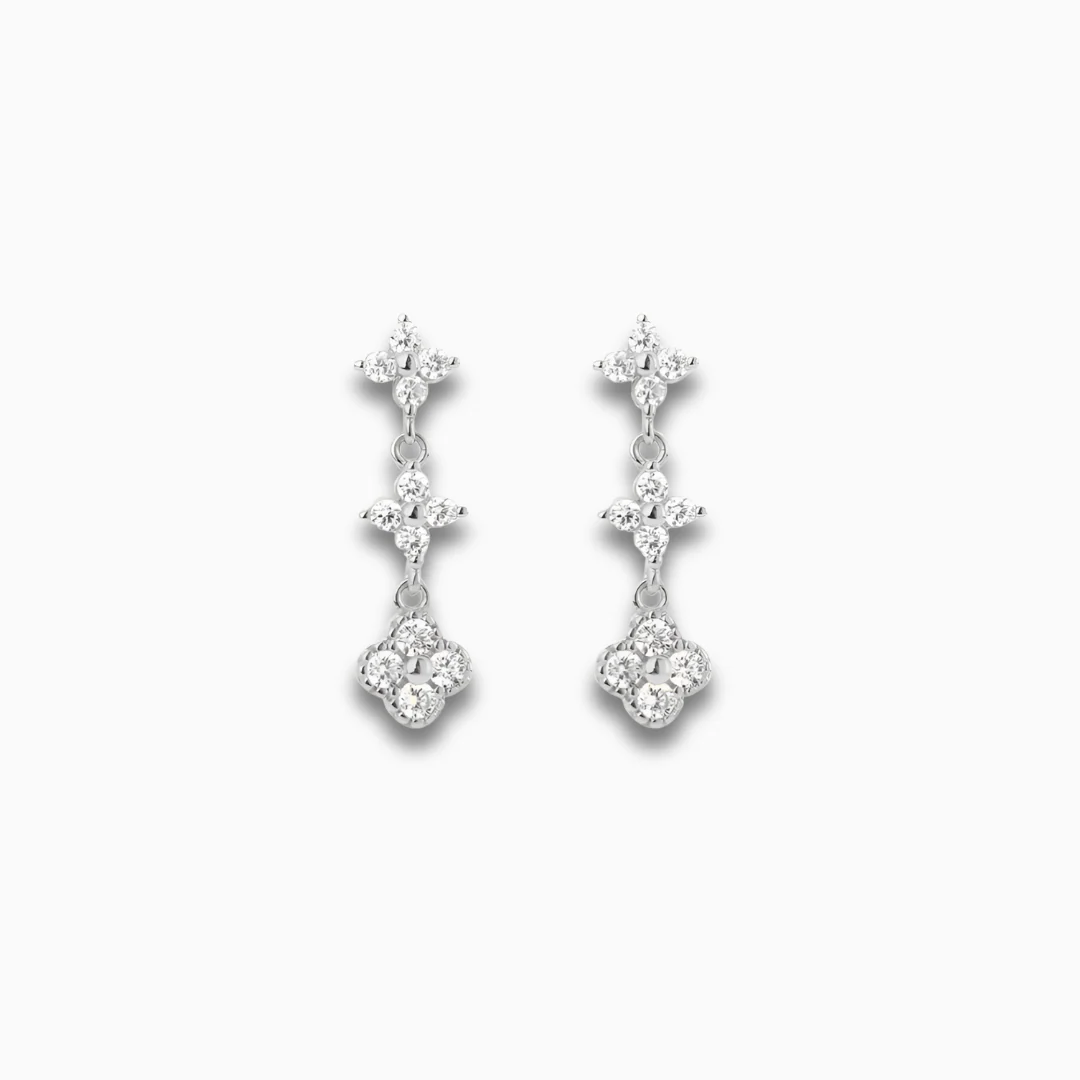 Evelyn Crystal Bloom Earrings