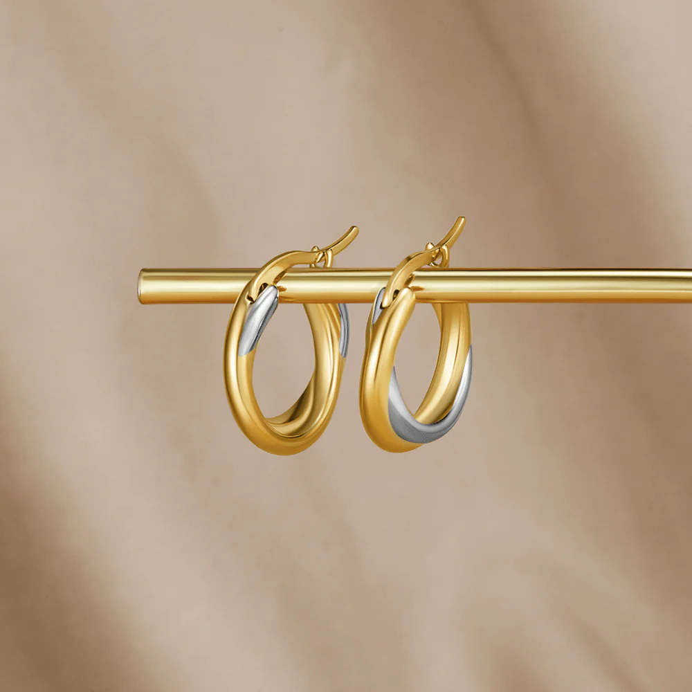 Lea Entwined Hoop Earrings