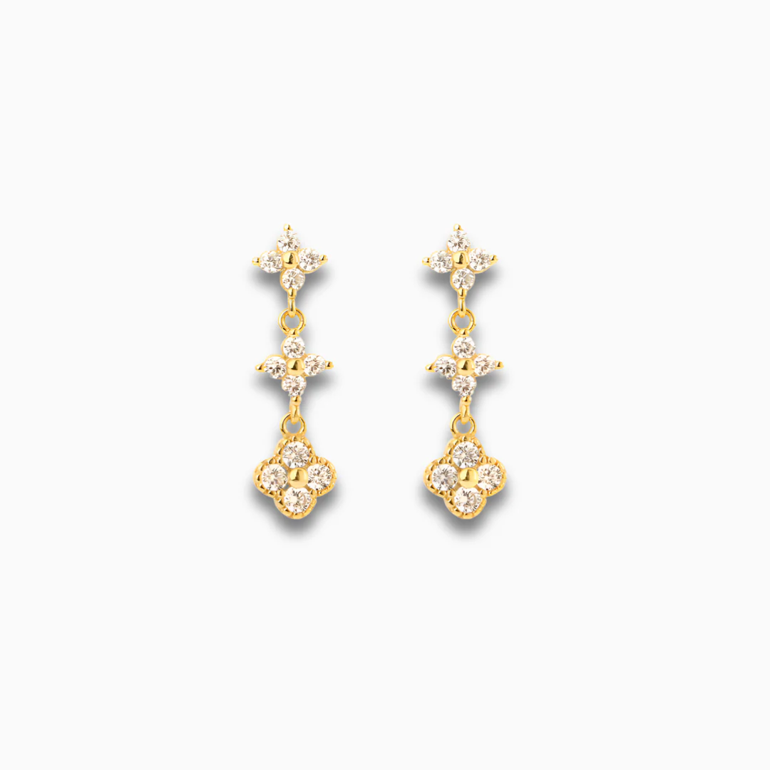 Evelyn Crystal Bloom Earrings