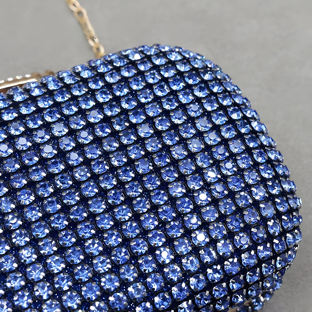 Sara Diamond Encrusted Clutch Bag