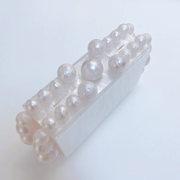 (CS) Acrylic Cloud Clutch Bag