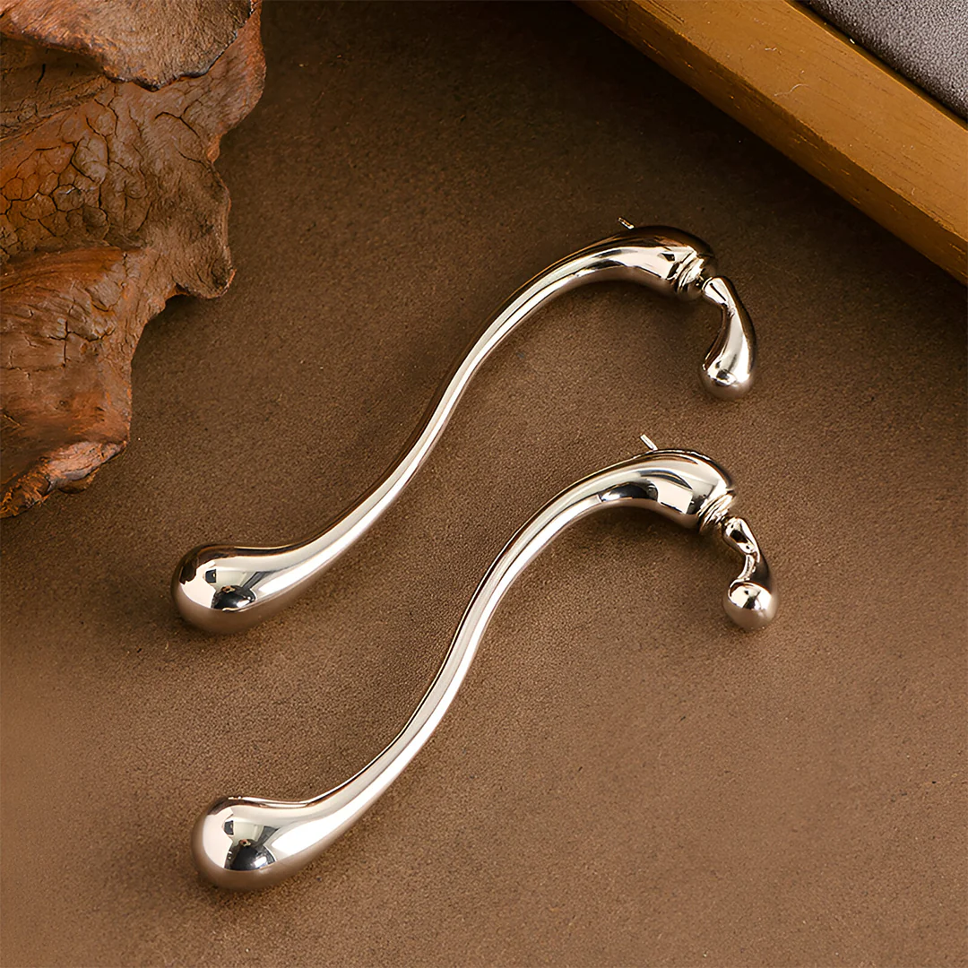 Camille Elongated Drop Earrings