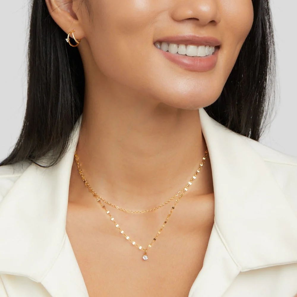 Piya Crystal Layered Necklace