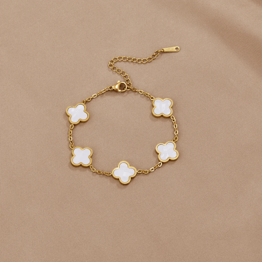 White Clover Bracelet