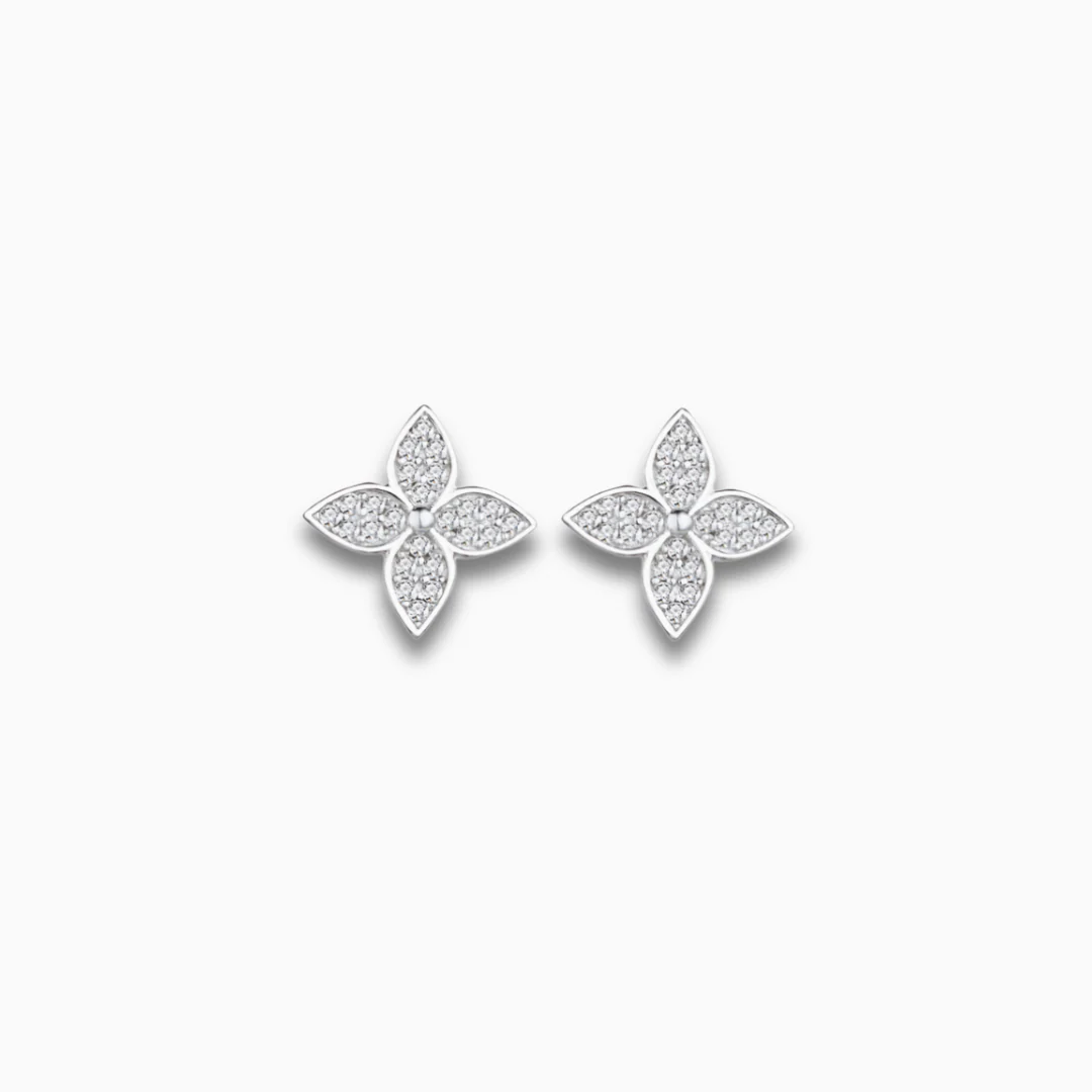 Lyra Bloom Frost Earrings
