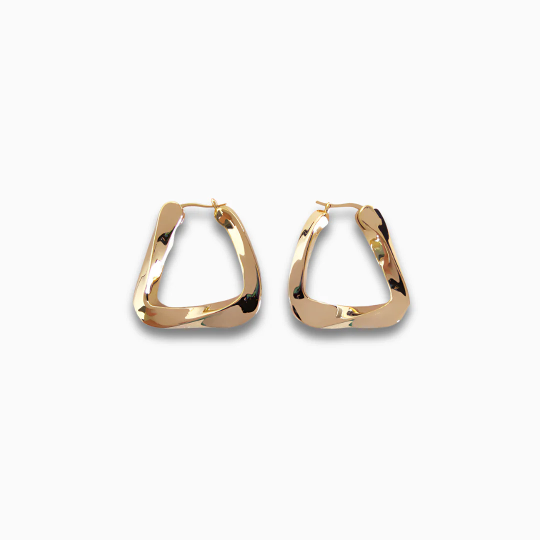 Sierra Wave Hoop Earrings