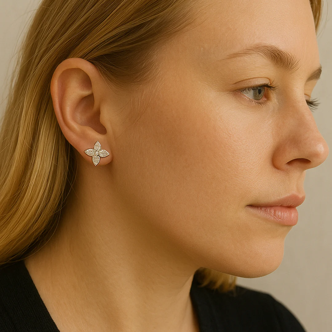 Lyra Bloom Frost Earrings