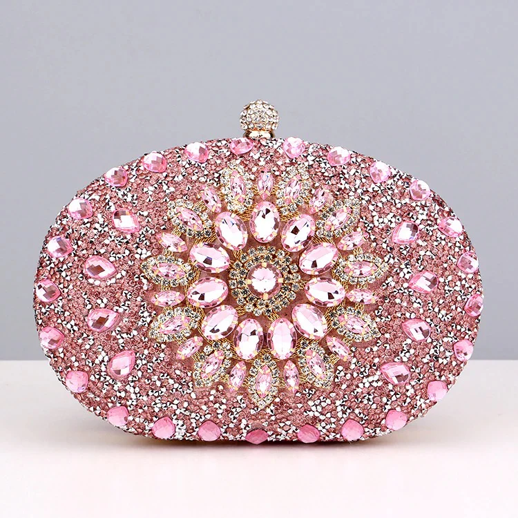 Meghan Diamond Encrusted Clutch Bag
