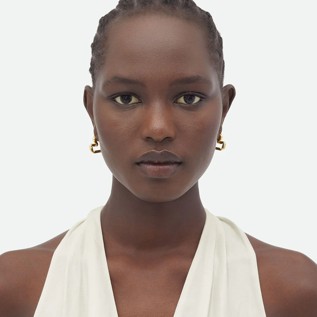 Lina Abstract Hoop Earrings