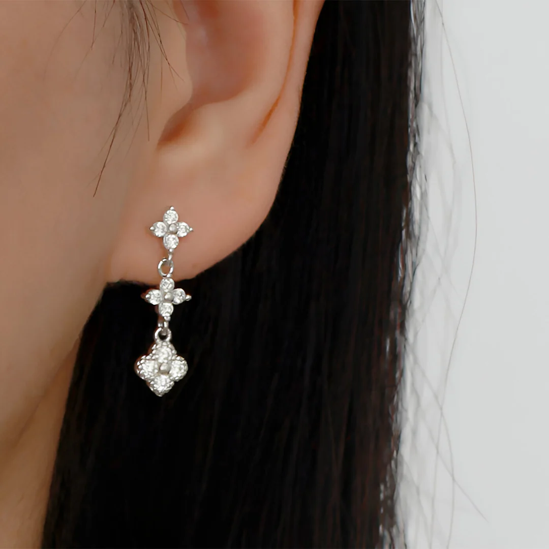 Evelyn Crystal Bloom Earrings