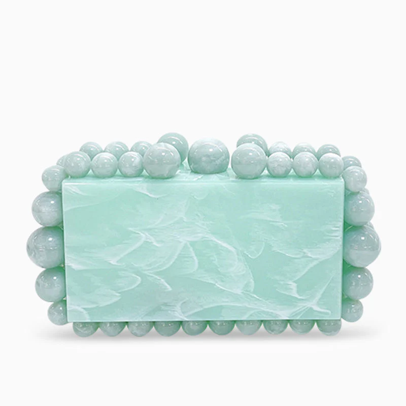 (CS) Acrylic Cloud Clutch Bag