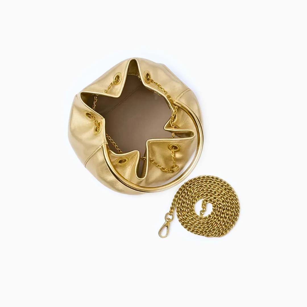 Delaney Metallic Handbag