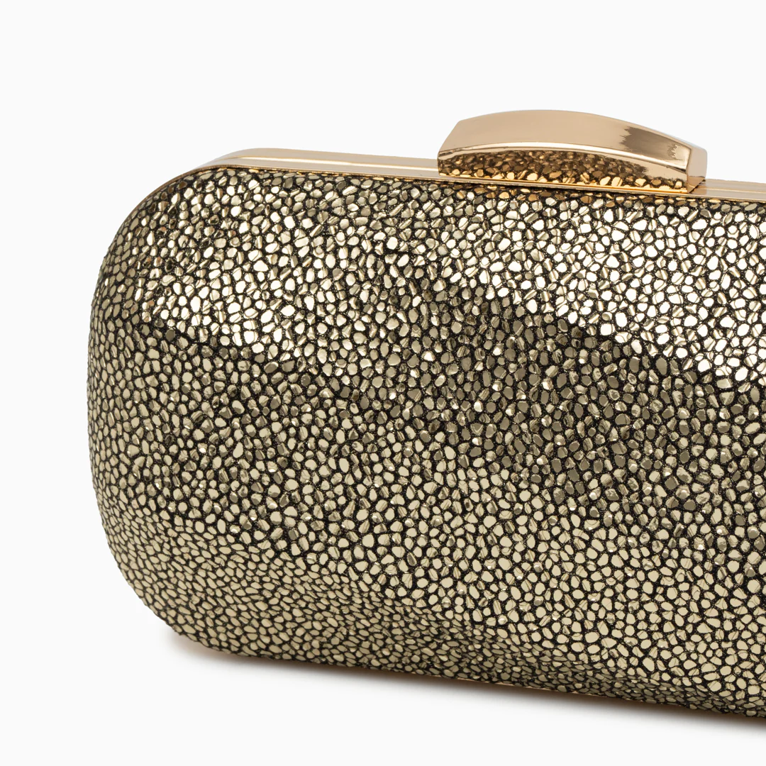 Aurum Crush Clutch Bag