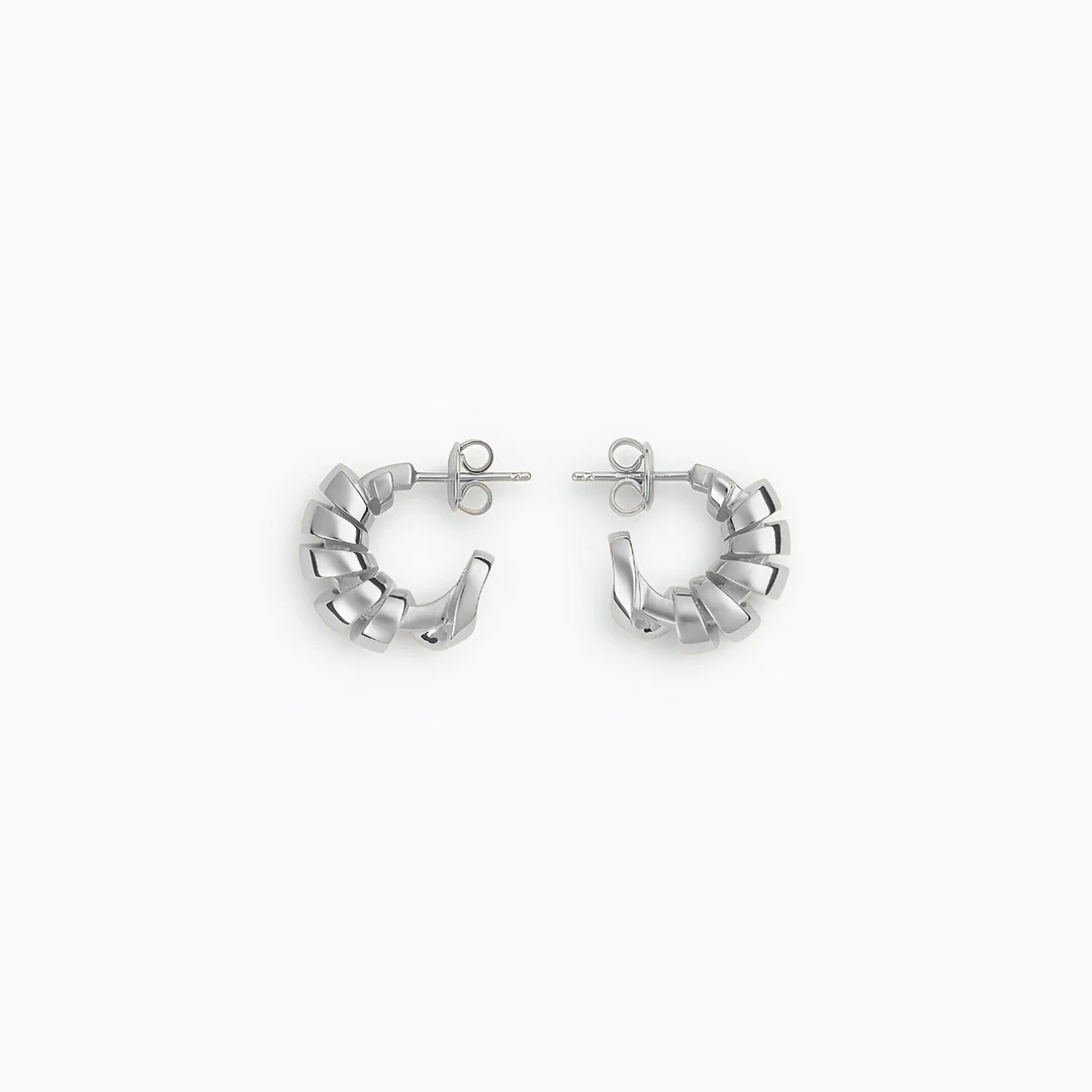 Natalie Spiral Hoop Earrings