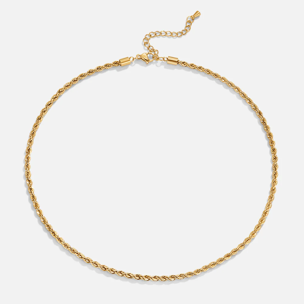Free Calla Gold Twisted Chain Necklace
