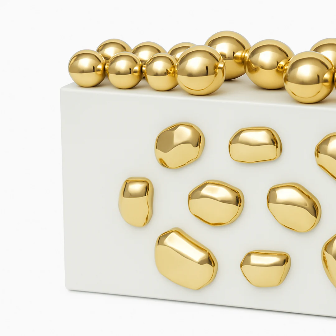 Verdant Orbit Clutch Bag