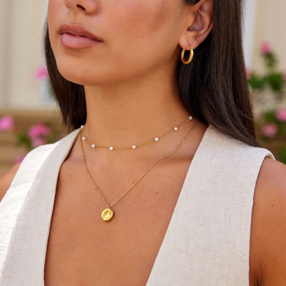 Geometric Pendant Necklace