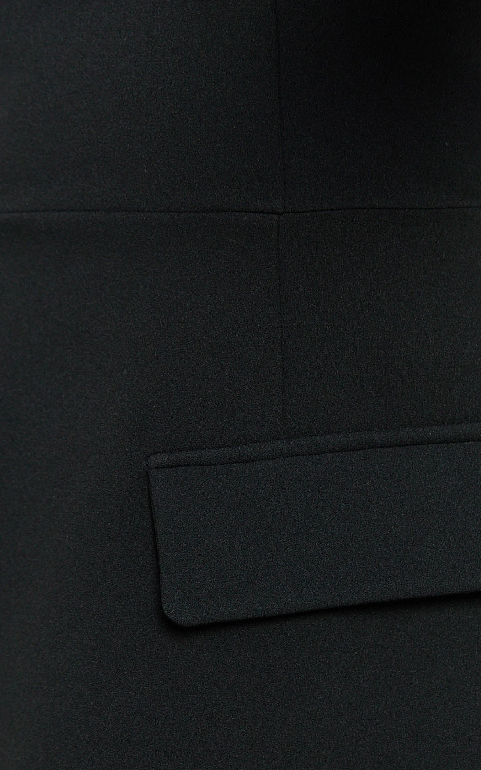 Savanna Mini Dress - High Neck Cap Sleeve Tulip Skirt Dress in Black