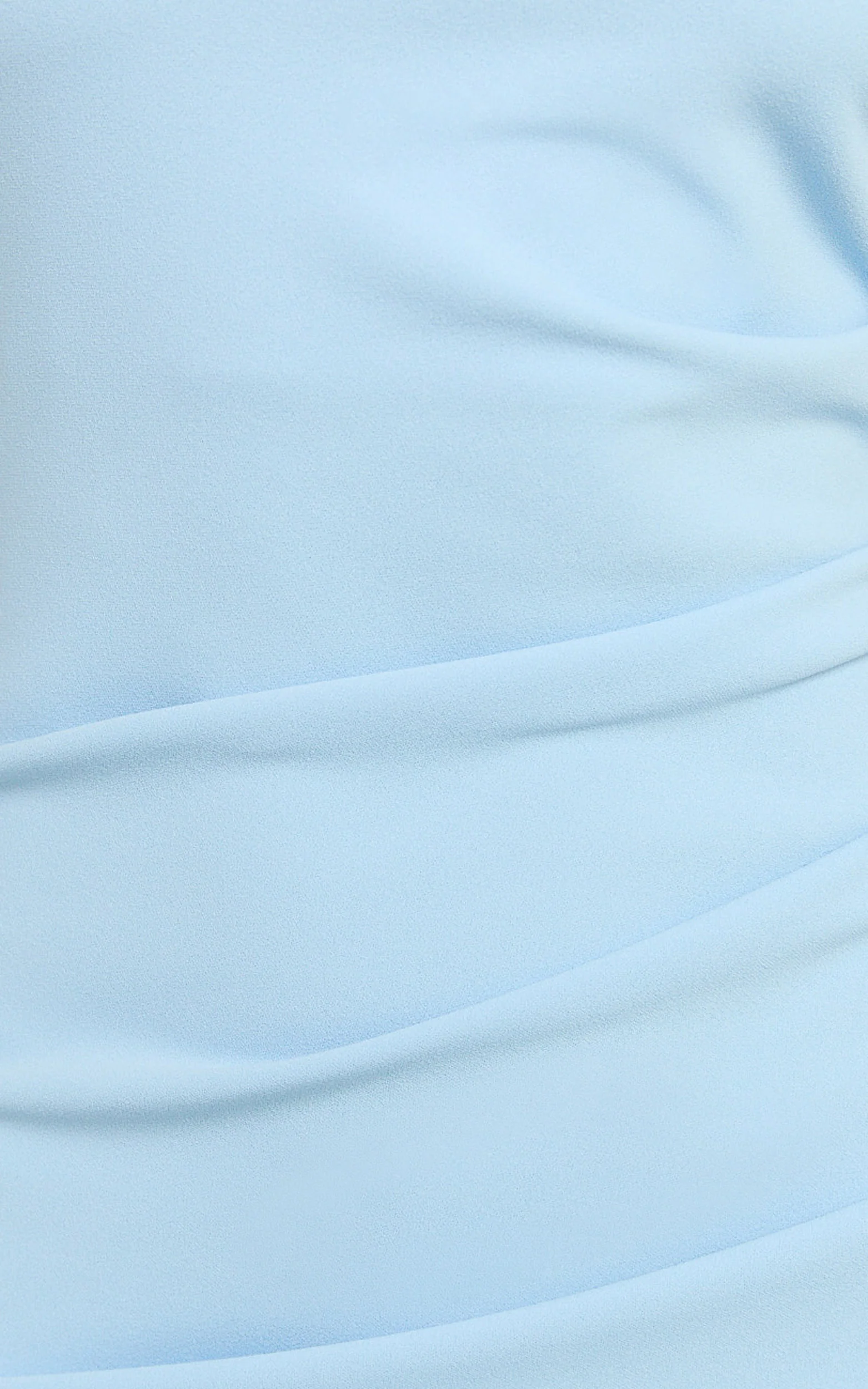 Genie Maxi Dress - Off The Shoulder Dress in Baby Blue