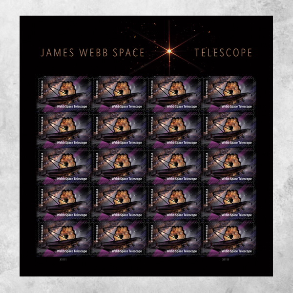 Forever Stamps First Class Postage Stamps James Webb Space Telescope Stamps 100pcs/Pack