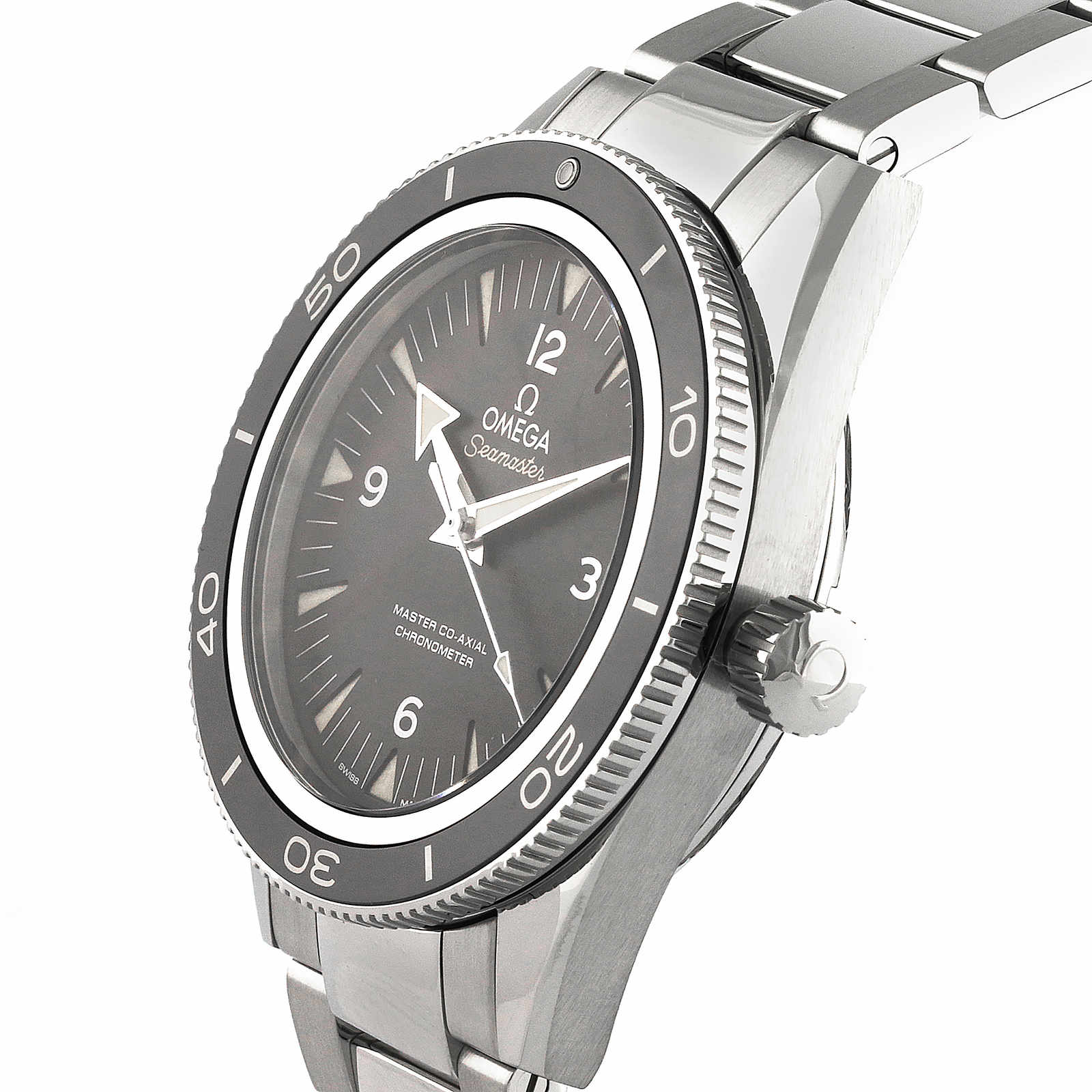 Omega Seamaster 300 Mens 41mm Black Dial Co-Axial Automatic Watch-P17331112