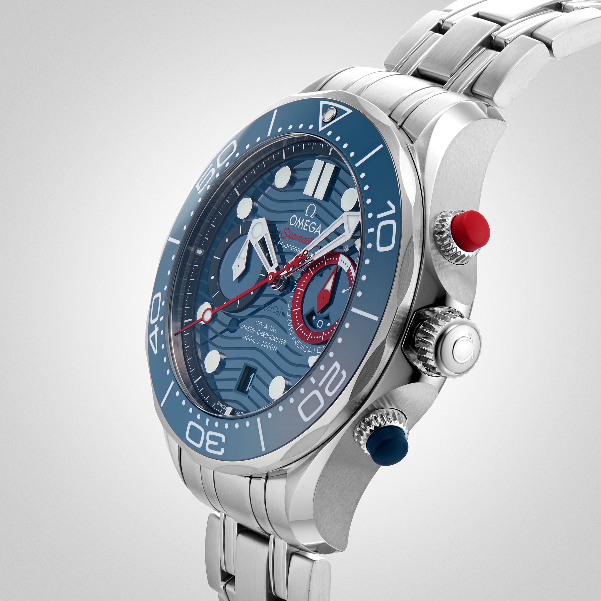 Omega Seamaster Diver Co-Axial Master Chronometer Chronograph 44mm Mens Watch-P17331790