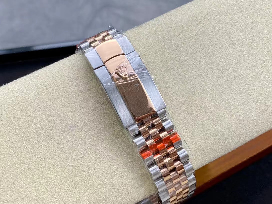 Copy of Datejust Mens rose gold and chocolate