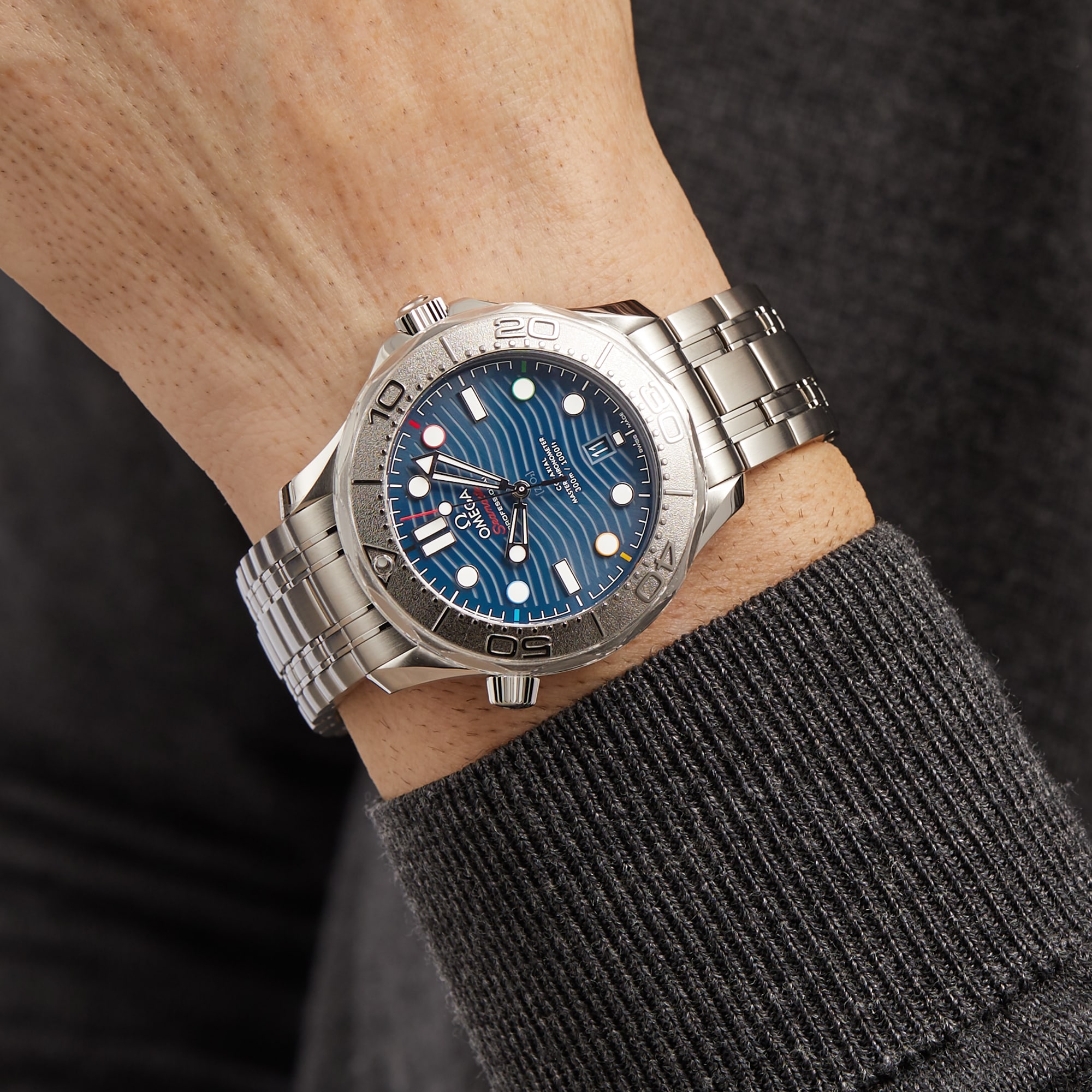 Omega Seamaster Beijing 2022 Diver 300M Co-Axial Master Chronometer 42mm Mens Watch-P17331789