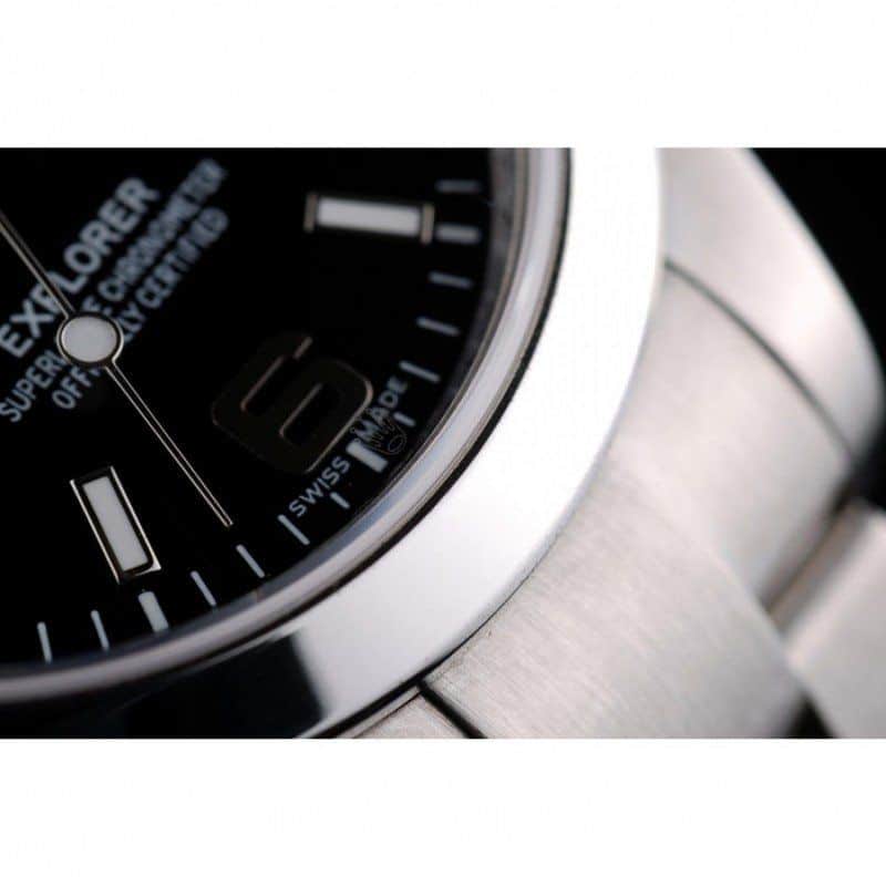 Explorer Stainless Steel Bezel Black Dial 42002 Men 39MM