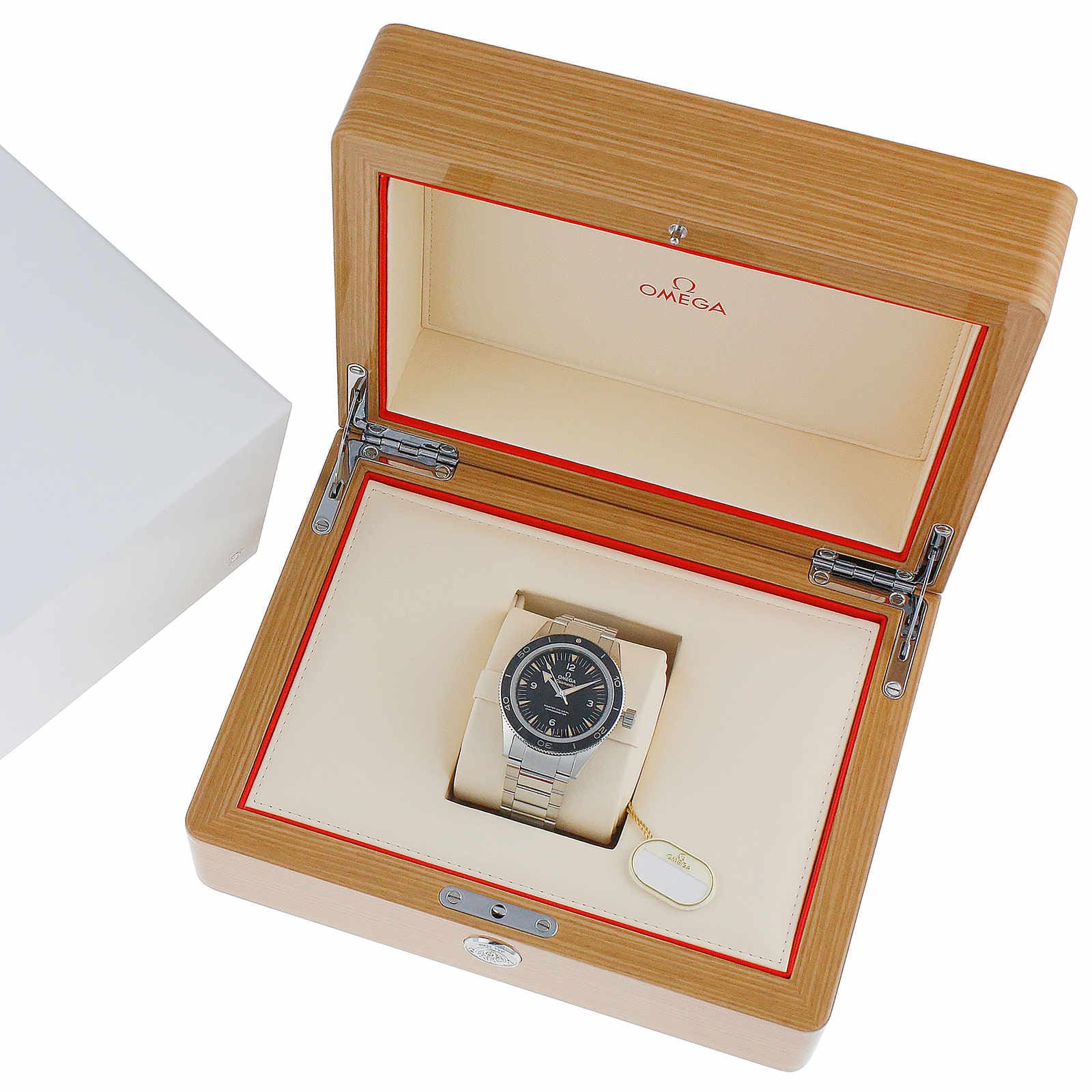 Omega Seamaster 300 Mens 41mm Black Dial Co-Axial Automatic Watch-P17331112