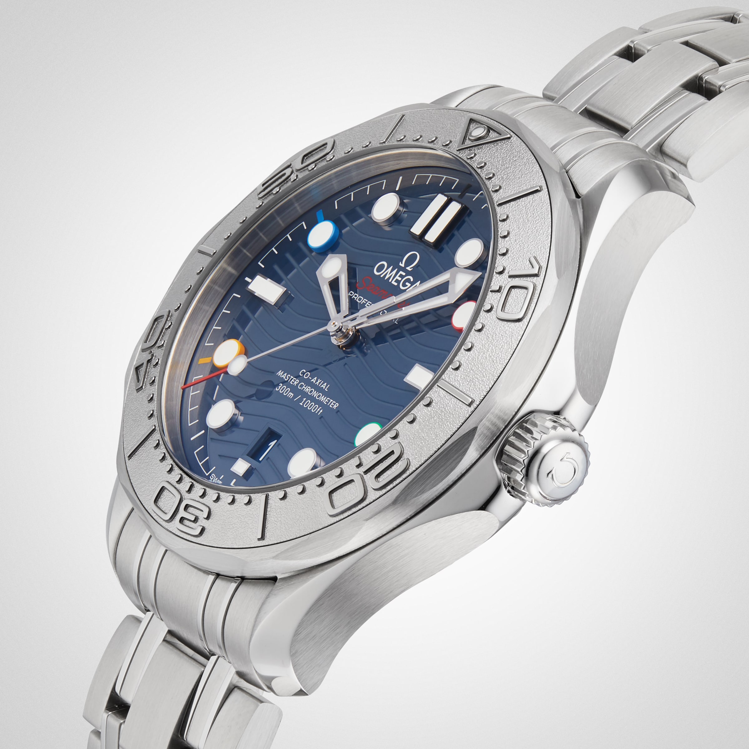 Omega Seamaster Beijing 2022 Diver 300M Co-Axial Master Chronometer 42mm Mens Watch-P17331789
