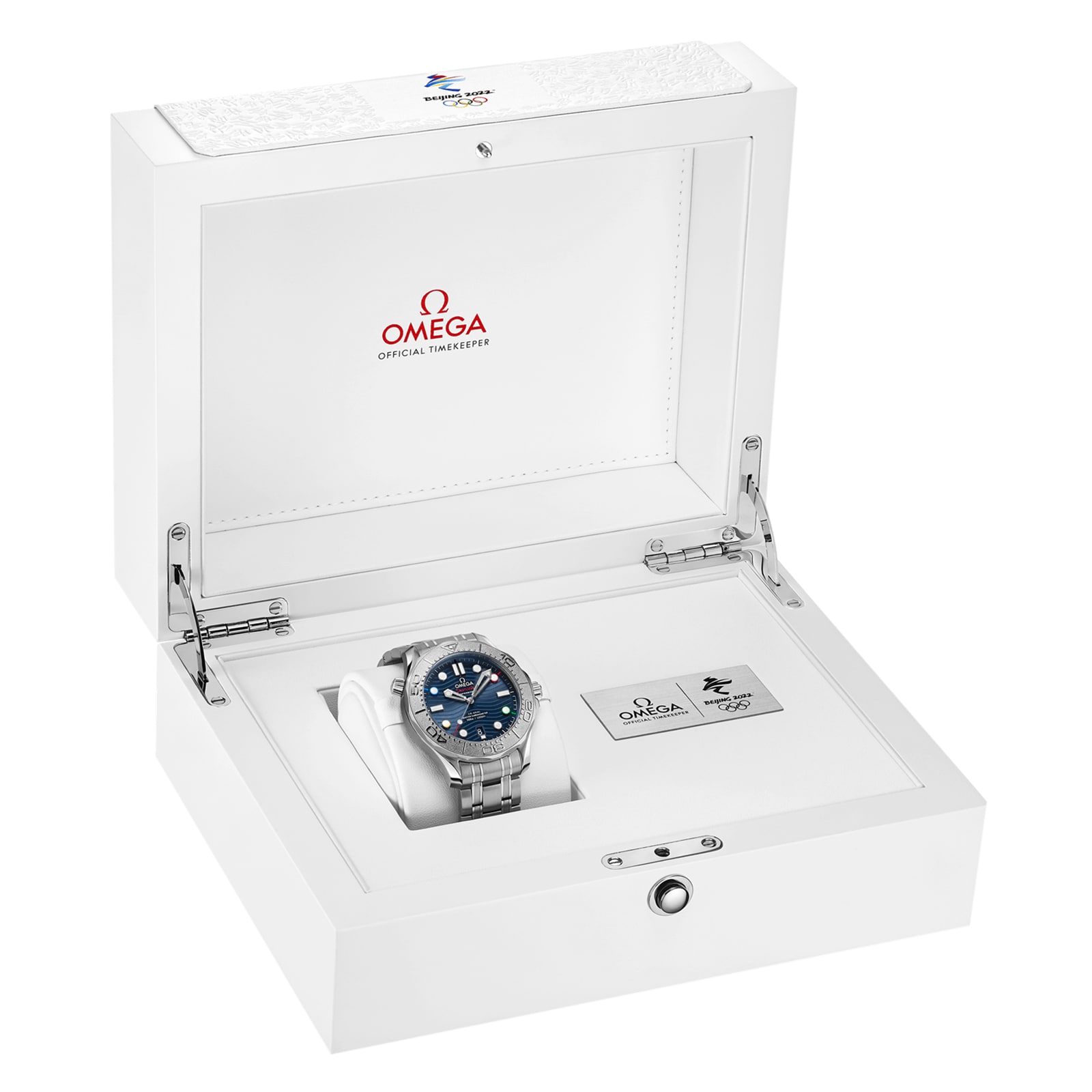 Omega Seamaster Beijing 2022 Diver 300M Co-Axial Master Chronometer 42mm Mens Watch-P17331789