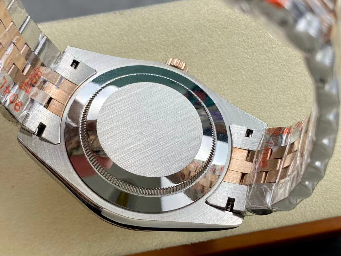 Copy of Datejust Mens rose gold and chocolate