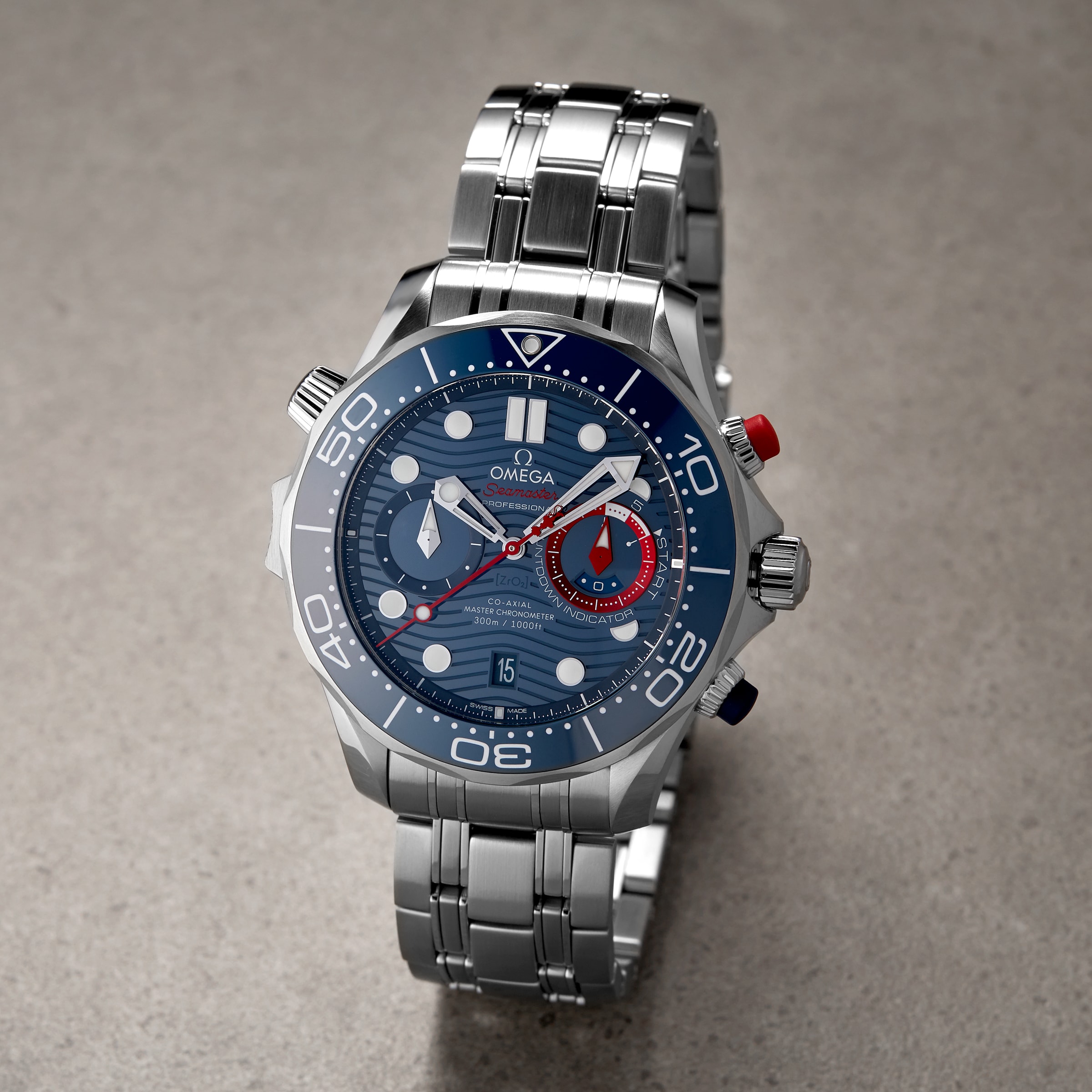 Omega Seamaster Diver Co-Axial Master Chronometer Chronograph 44mm Mens Watch-P17331790