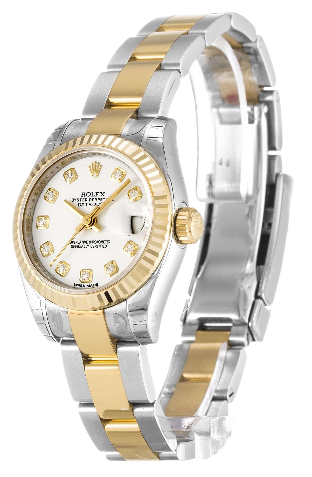 Datejust White Diamond Dial 179173 Lady 26MM