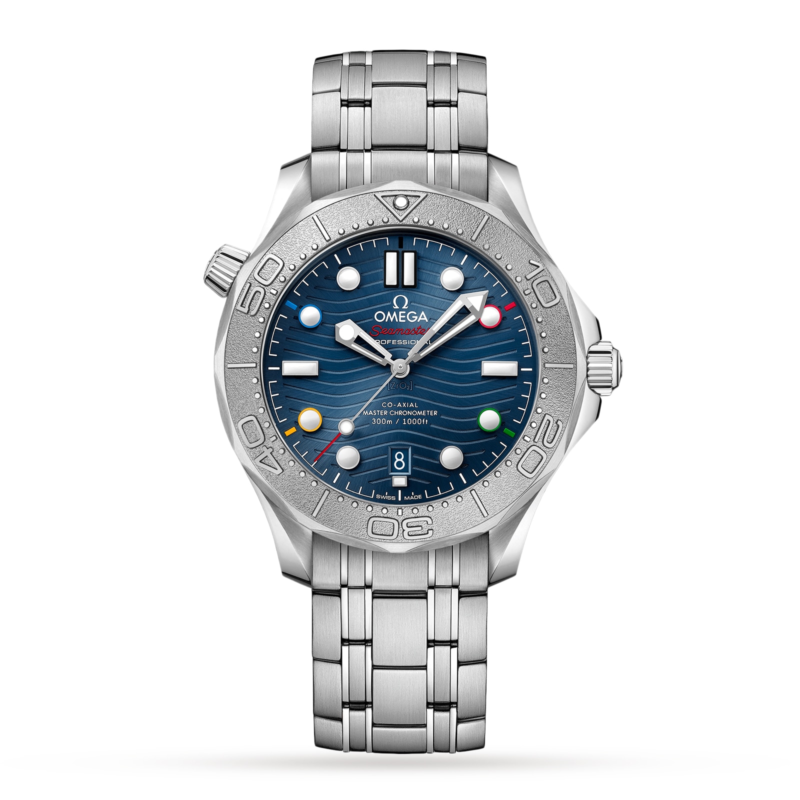 Omega Seamaster Beijing 2022 Diver 300M Co-Axial Master Chronometer 42mm Mens Watch-P17331789